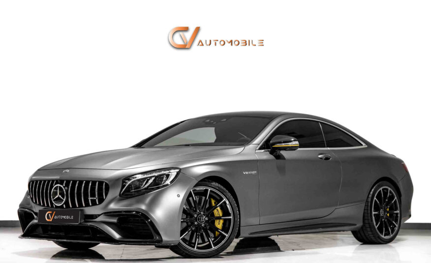 2018 Mercedes Benz S63 AMG Coupe Yellow Night Package