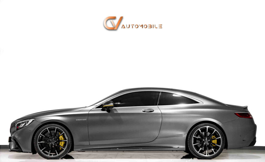 2018 Mercedes Benz S63 AMG Coupe Yellow Night Package
