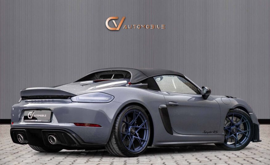 2024 Porsche 718 Boxster Spyder RS