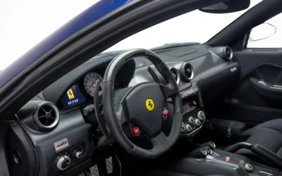 Luxury interior of Ferrari 599 GTO 1