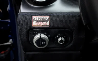 Luxury interior of Ferrari 599 GTO 8